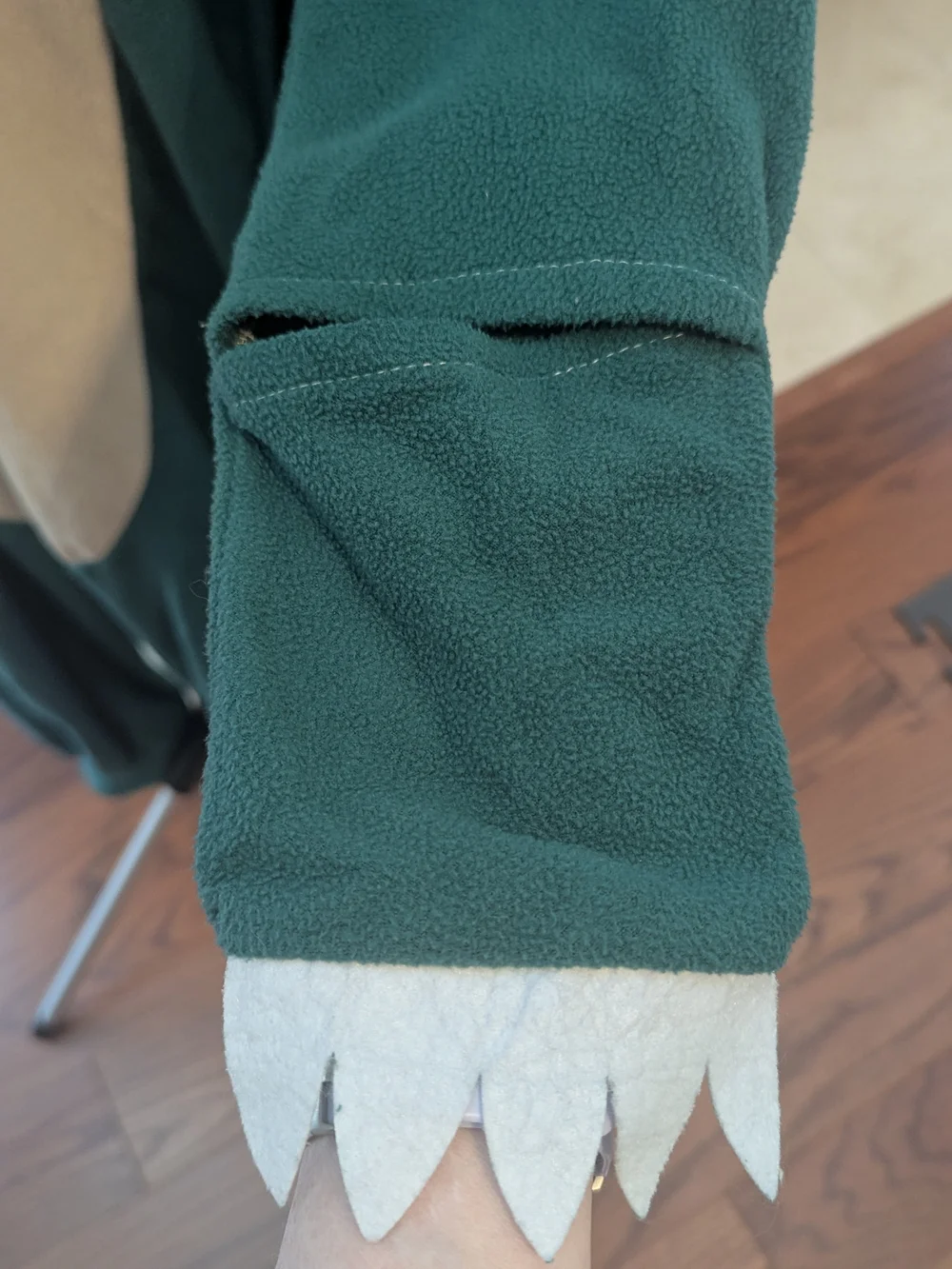 Green Snorlax-Style Kids or Small Adult Plush Hooded Costume
